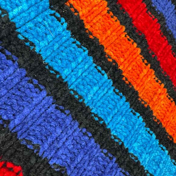 Rafaella size SMALL striped sweater 80% Silk VINTAGE thick knit - Picture 7 of 7